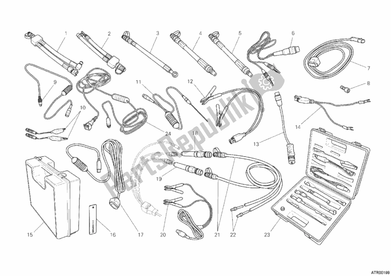 Todas las partes para Instrumento De Control De Presión de Ducati Monster 796 ABS USA 2012